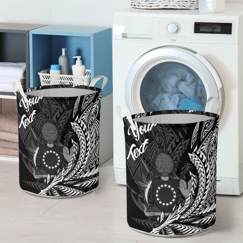 Cook Islands Laundry Basket - Custom Personalised Wings Style - Polynesian Pride