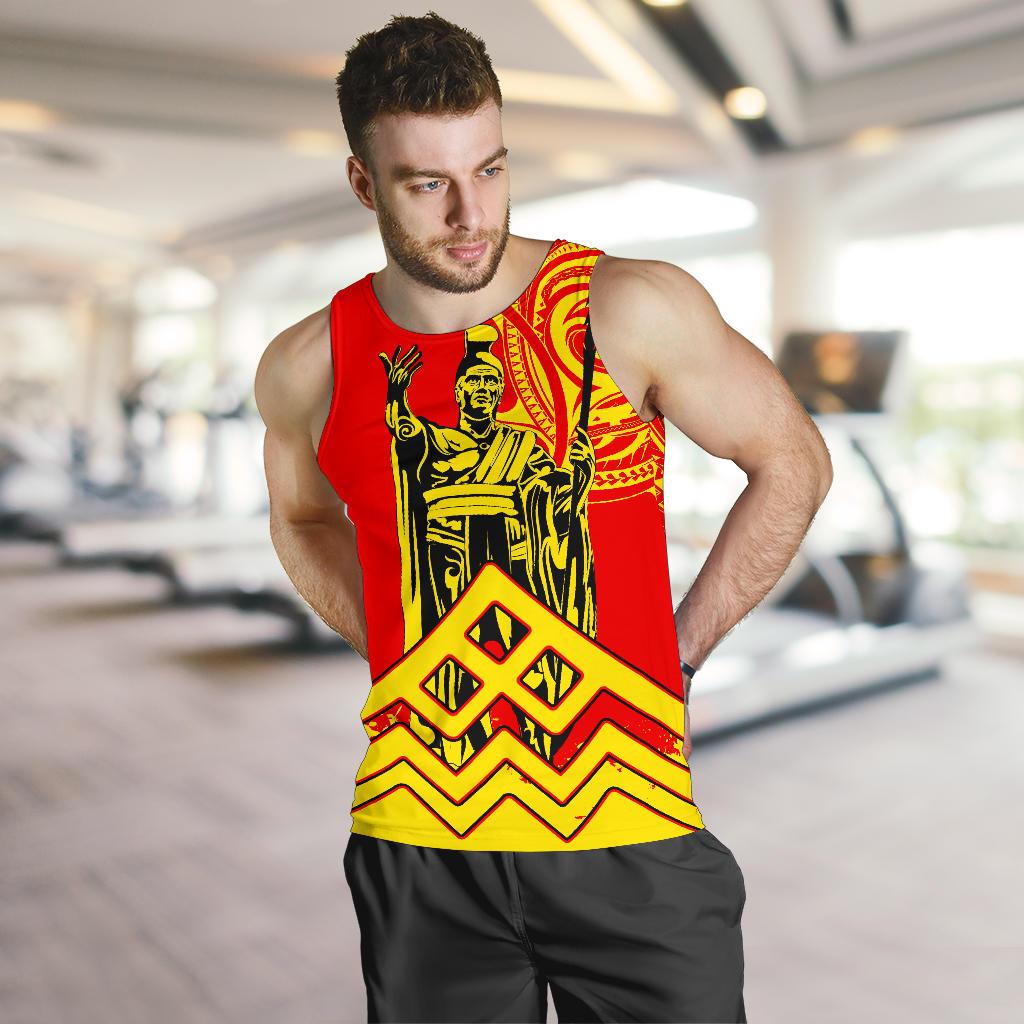Hawaii Men's Tank Top King Polynesian Mauna Kea - Polynesian Pride