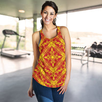 Polynesian Women's Racerback Tank Orange - Polynesian Pride