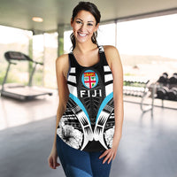 Fiji Tattoo Racerback Tank Hibiscus K9 - Polynesian Pride