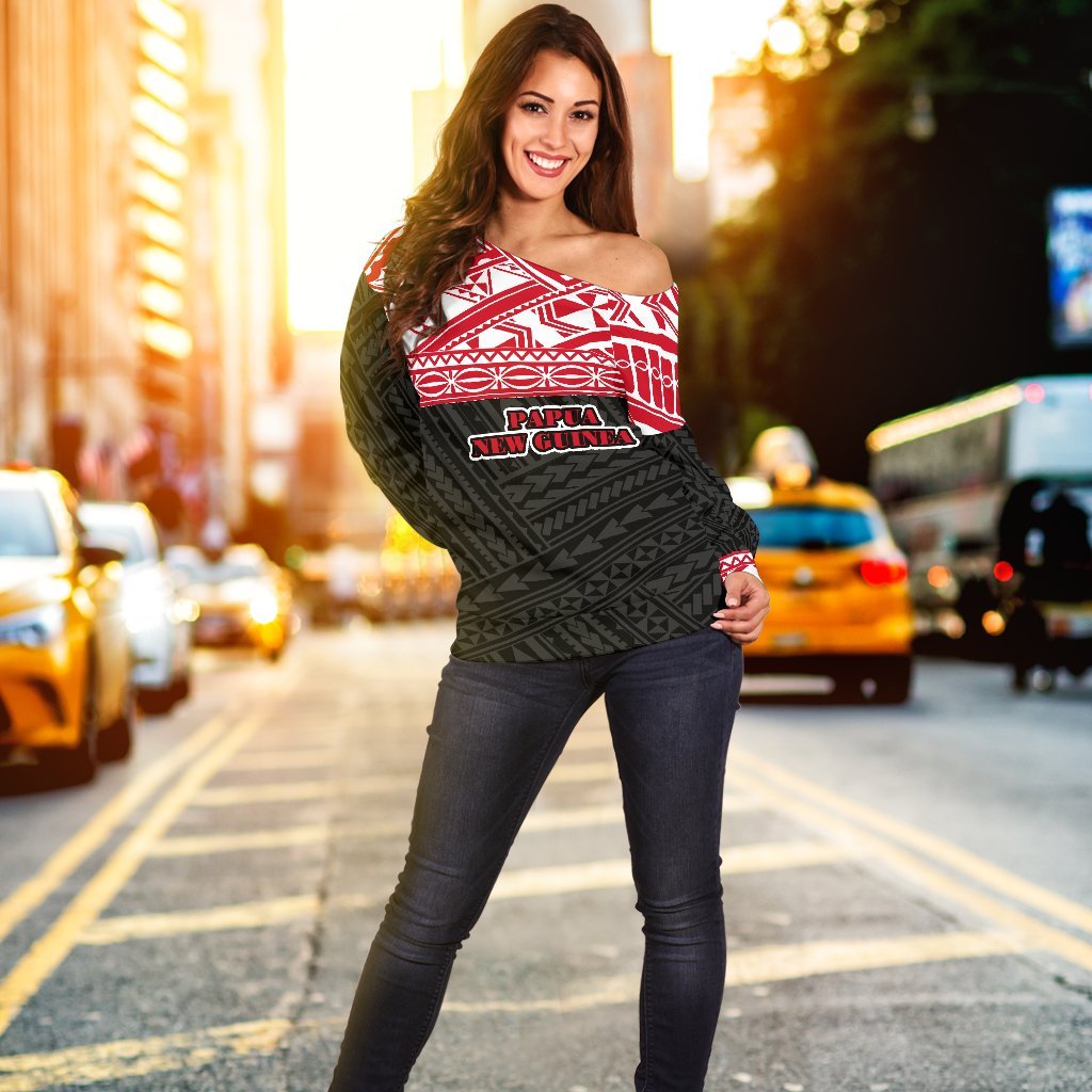 Papua New Guinea Shoulder Sweater - Polynesian Style - Polynesian Pride