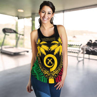 Vanuatu Coconut Women's Racerback Tank A02 - Polynesian Pride