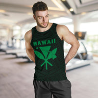 Hawaii Kanaka Polynesian Men's Tank Top Green - Polynesian Pride