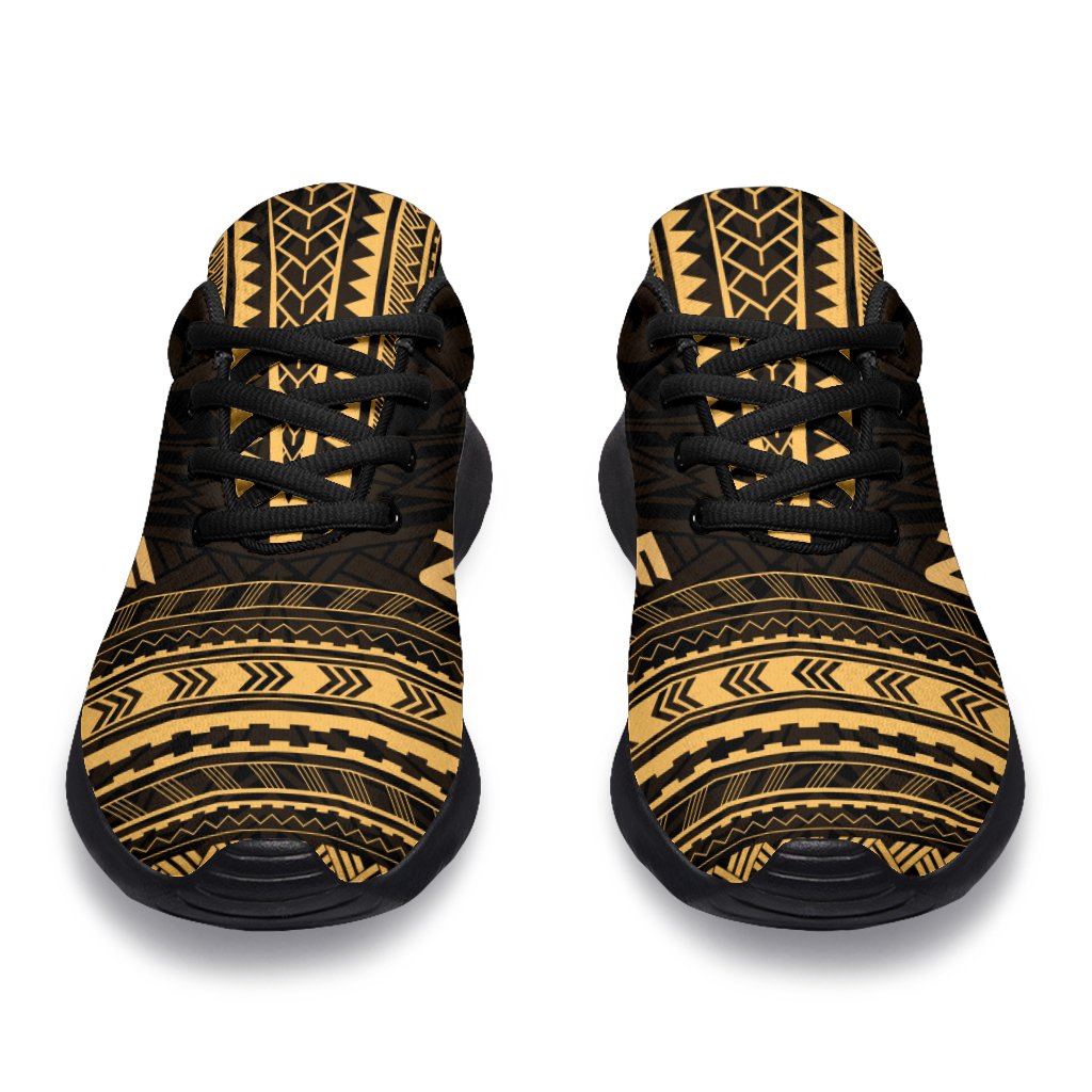 Niue Sporty Sneakers - Polynesian Chief Gold Version - Polynesian Pride