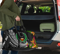 Pohnpei State Travel Bag - Custom Personalised Seal Spiral Polynesian Patterns - Polynesian Pride