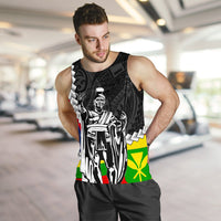 Hawaii Two Flag Kanaka Maoli King Polynesian Men's Tank Top - Polynesian Pride