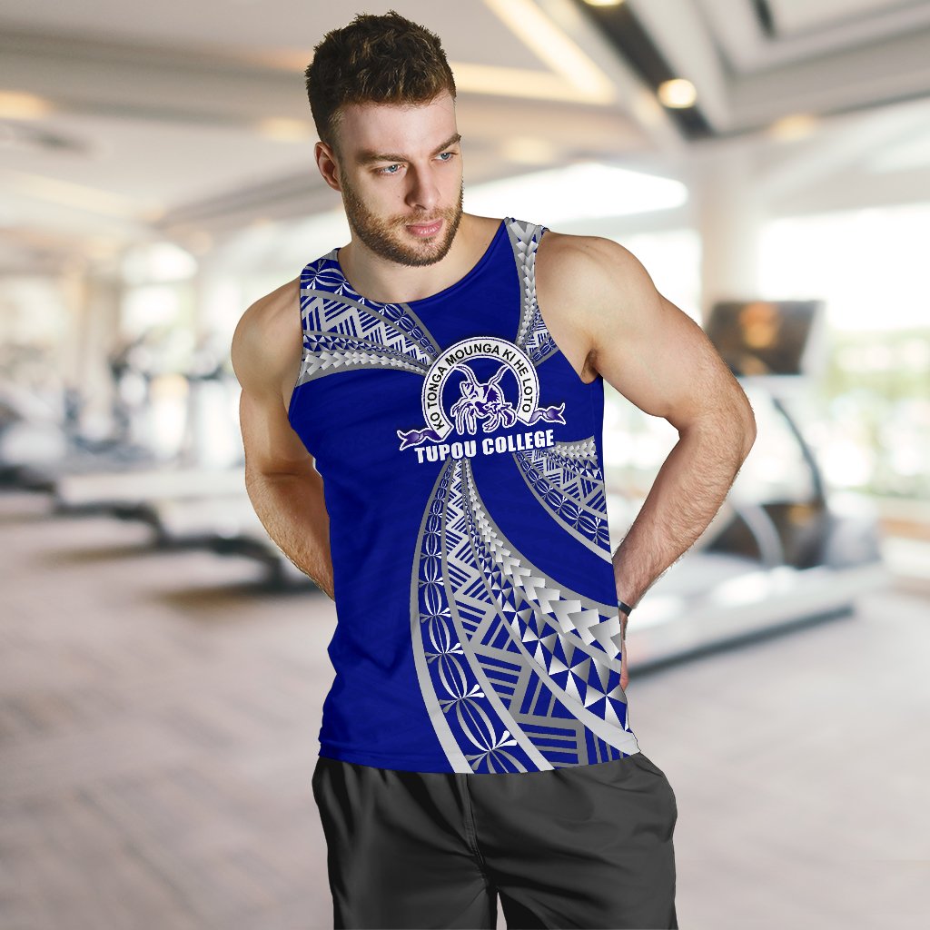 Tupou College Men Tank Top Toloa Tonga - Polynesian Pride