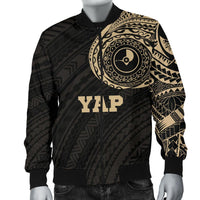 Yap Micronesia Tattoo Men's Bomber Jacket - Polynesian Pride