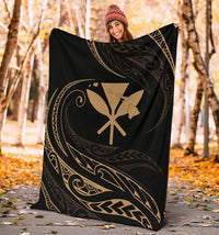 Kanaka Premium Blanket - Gold - Frida Style - Polynesian Pride