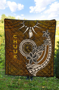 Chuuk Premium Quilt - Polynesian Boar Tusk - Polynesian Pride