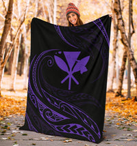 Kanaka Premium Blanket - Purple - Frida Style - Polynesian Pride