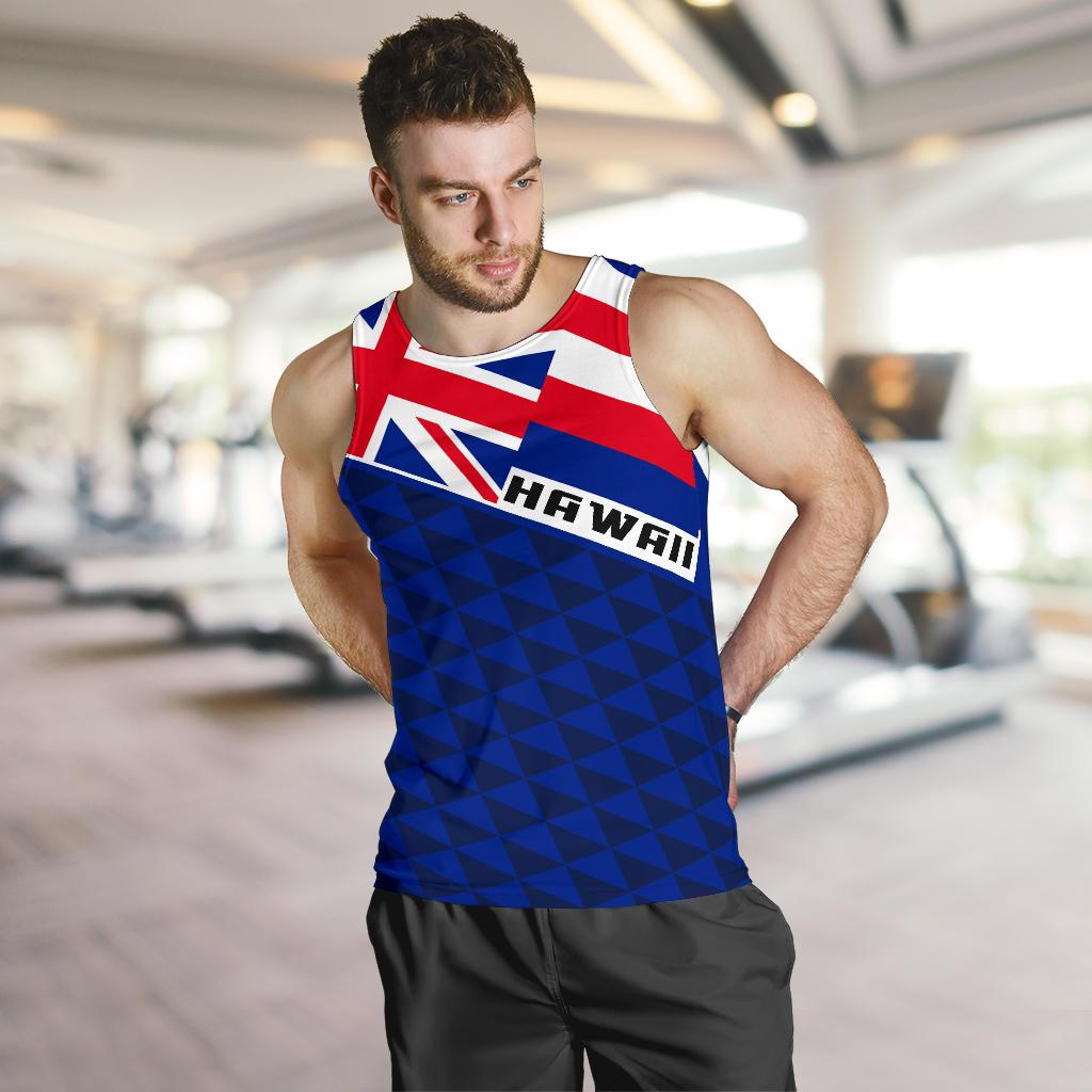 Hawaii Flag Men's Tank Top - Polynesian Pride
