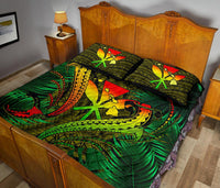 Hawaii Shark Polynesian Tropical Quilt Bed Set - Reggae - Polynesian Pride