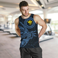 Hawaii Tank Top Polynesian Kanaka Map Hawaiian Men's Tank Top - Pastel - TT Style - Polynesian Pride