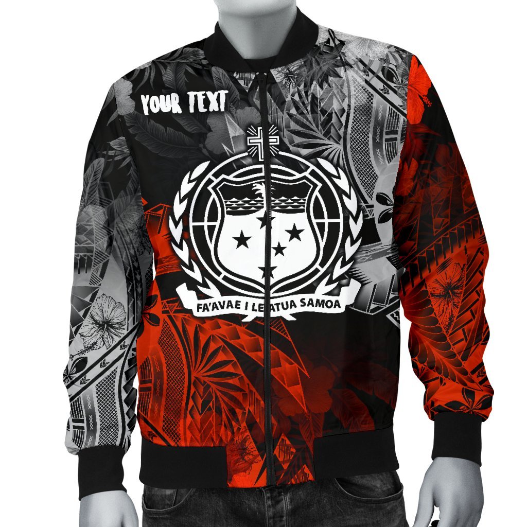 Samoa Polynesian Personalised Men's Bomber Jacket - Vintage Polynesian Style - Polynesian Pride