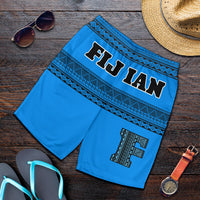 Fijian Men's Short - Tapa Pattern - Polynesian Pride