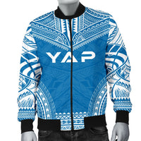 Yap Flag Polynesian Chief Men's Bomber Jacket - Polynesian Pride