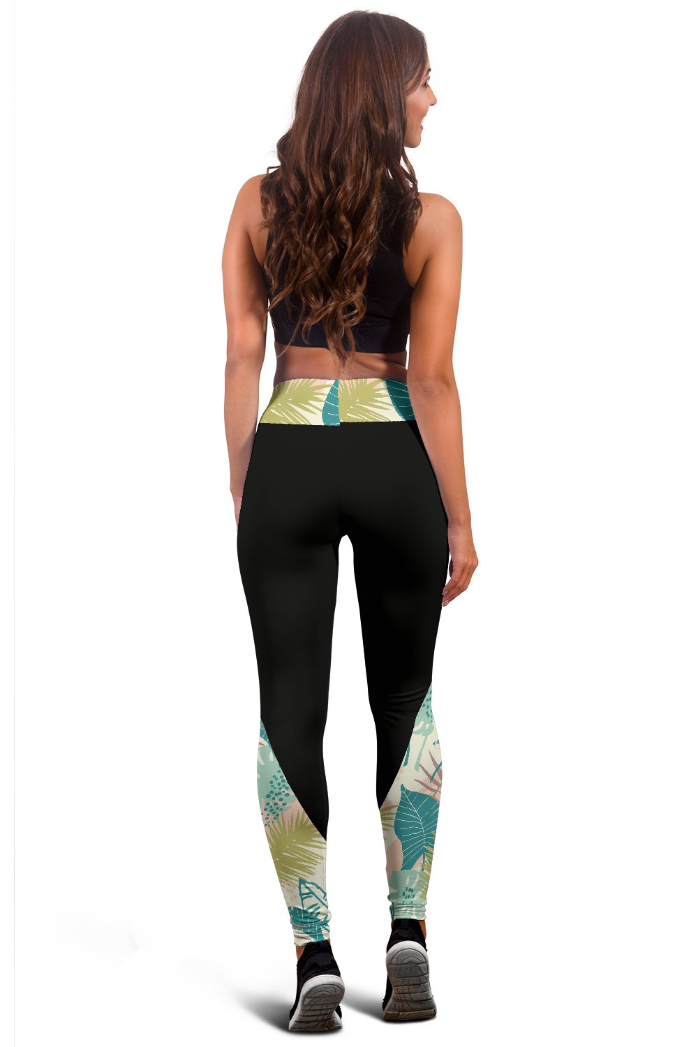 Hawaii Tropical Plants Pattern Leggings - Polynesian Pride