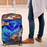 Polynesian Hawaii Luggage Cover - Coral Treasure - Polynesian Pride