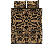 Hawaii Quilt Bed Set Polynesia Seamless AH - Polynesian Pride