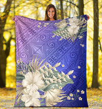 Hawaii Premium Blanket - Hawaii Hibiscus Polynesian Culture Revival - Polynesian Pride