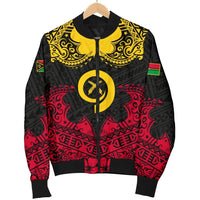 Vanuatu Men's Bomber Jacket Melanesia Island Paradise - Polynesian Pride