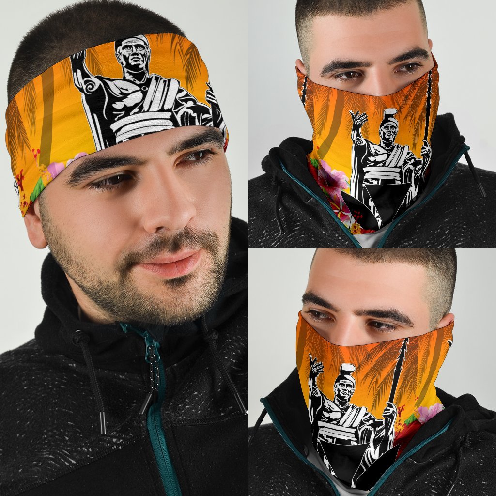 Hawaii King KanaKa Flower Bandana 3 - Pack - Polynesian Pride