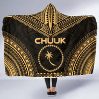 Chuuk Polynesian Chief Hooded Blanket - Gold Version - Polynesian Pride