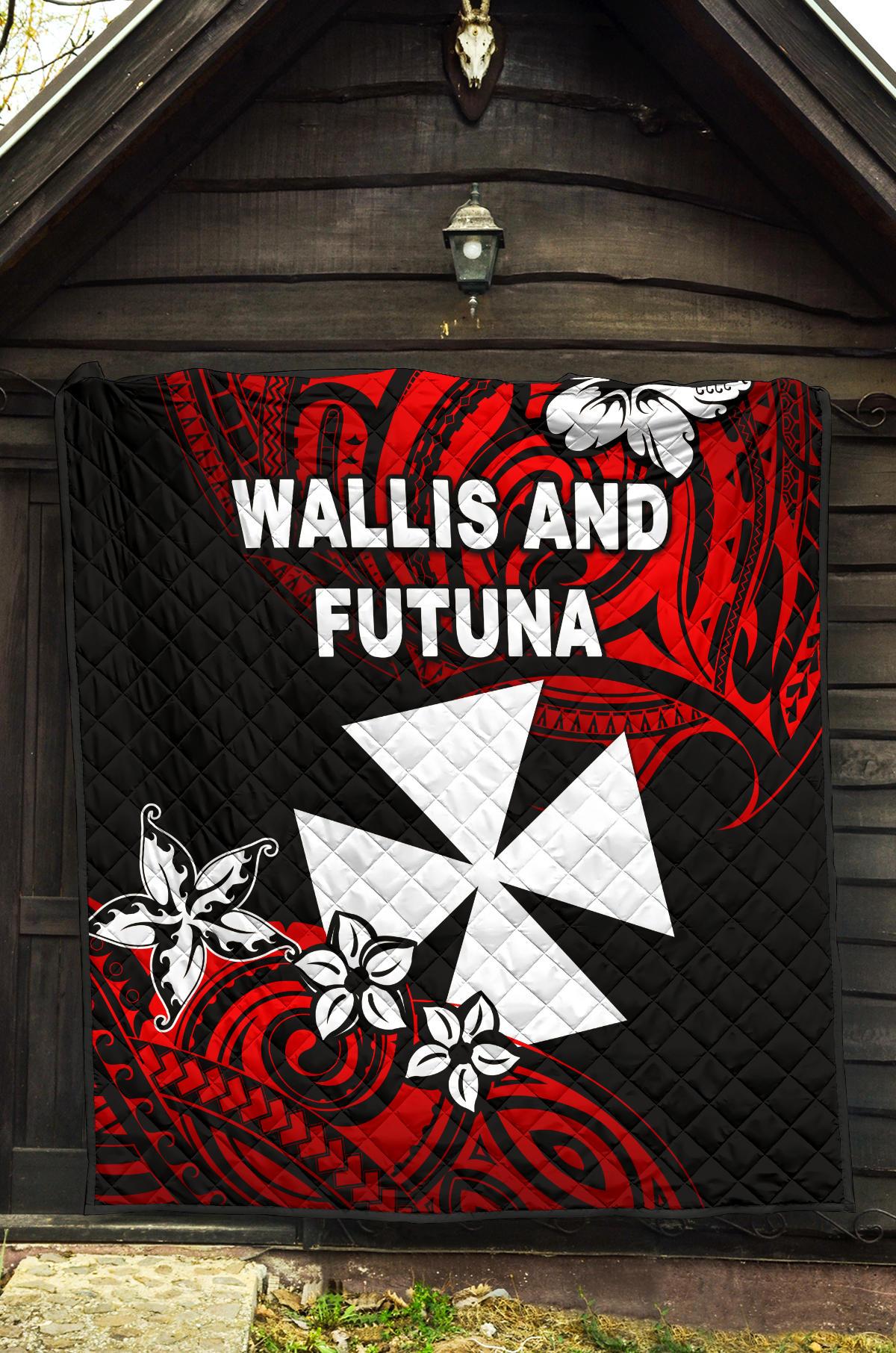 Wallis and Futuna Rugby Premium Quilt Unique Vibes - Polynesian Pride