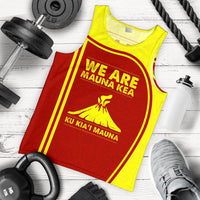 Mauna Kea Men's Tank Top 04 Red - Polynesian Pride
