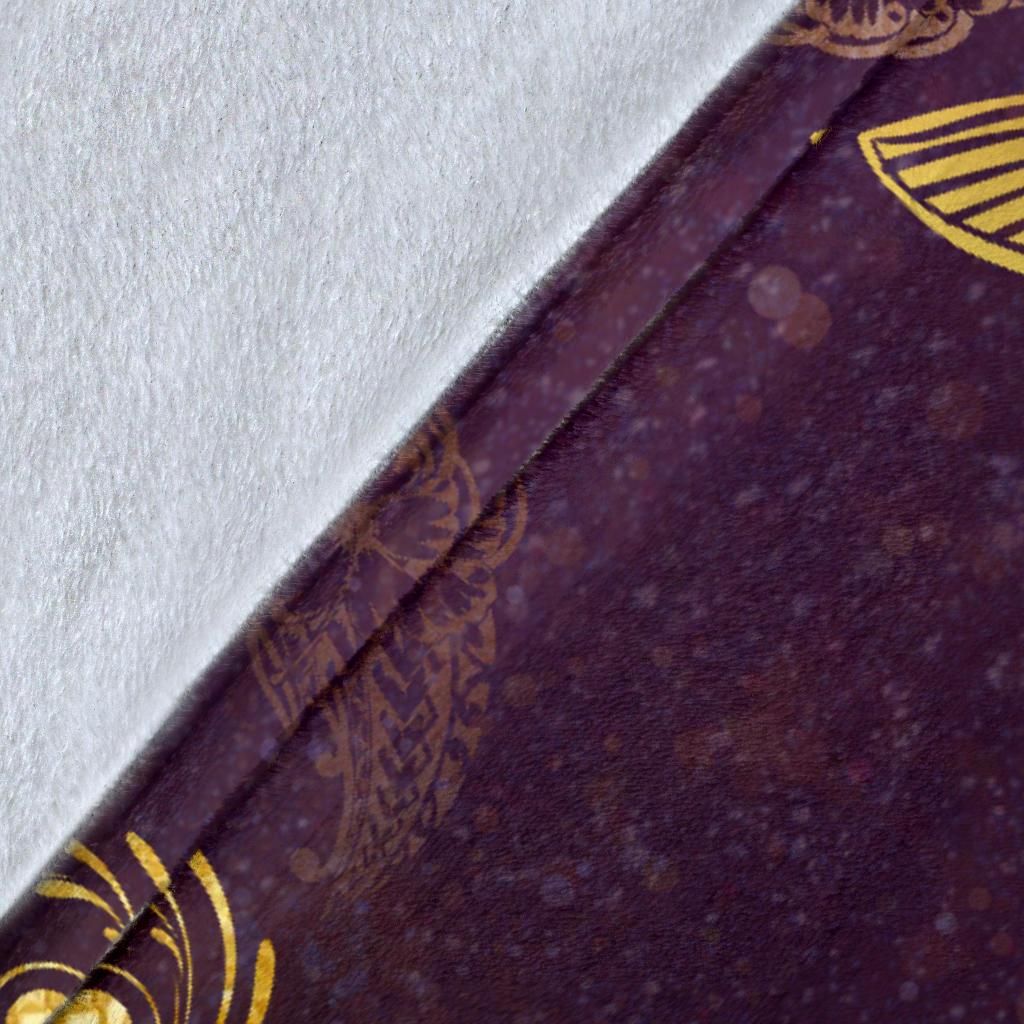 Hawaii Hibiscus Pattern Vintage Premium Blanket - Polynesian Pride