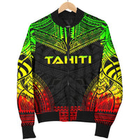 Tahiti Polynesian Chief Women'S Bomber Jacket - Reggae Version - Polynesian Pride