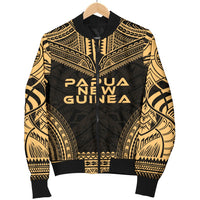 Papua New Guinea Polynesian Chief Men's Bomber Jacket - Gold Version - Polynesian Pride