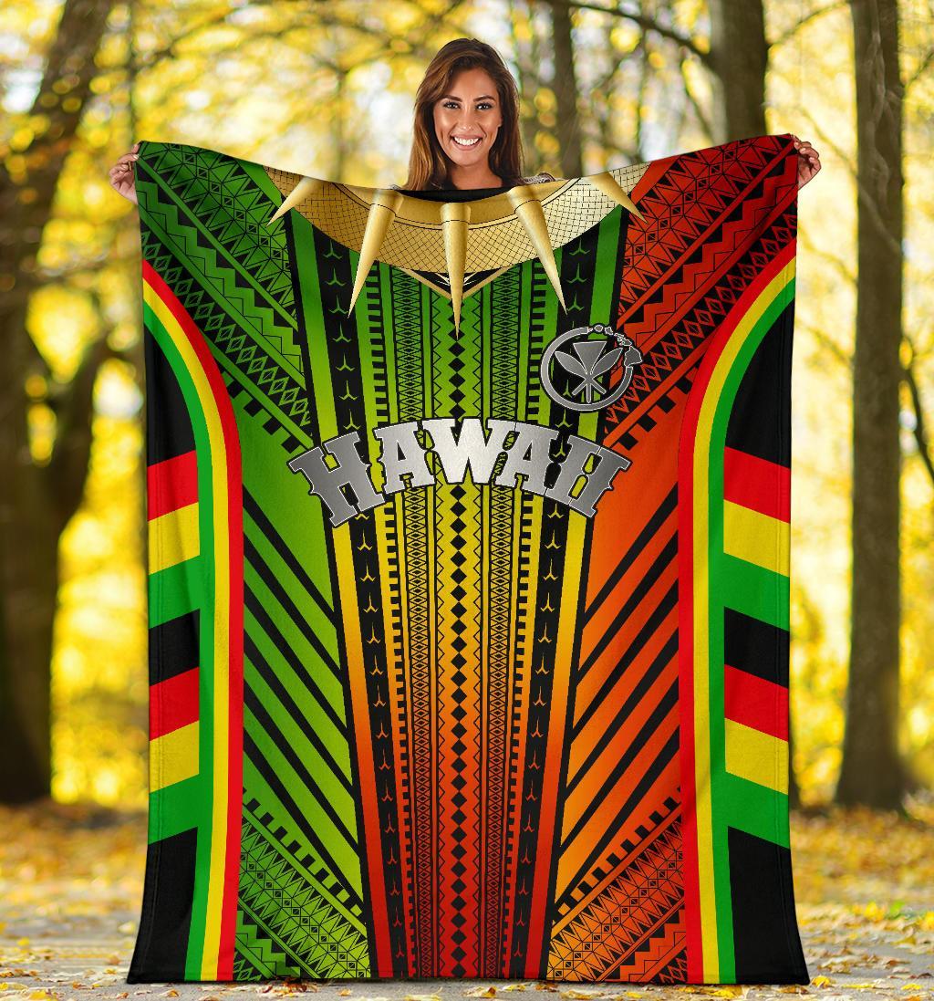 Hawaii Polynesian Premium Blanket - Tribal Ornamental - Polynesian Pride