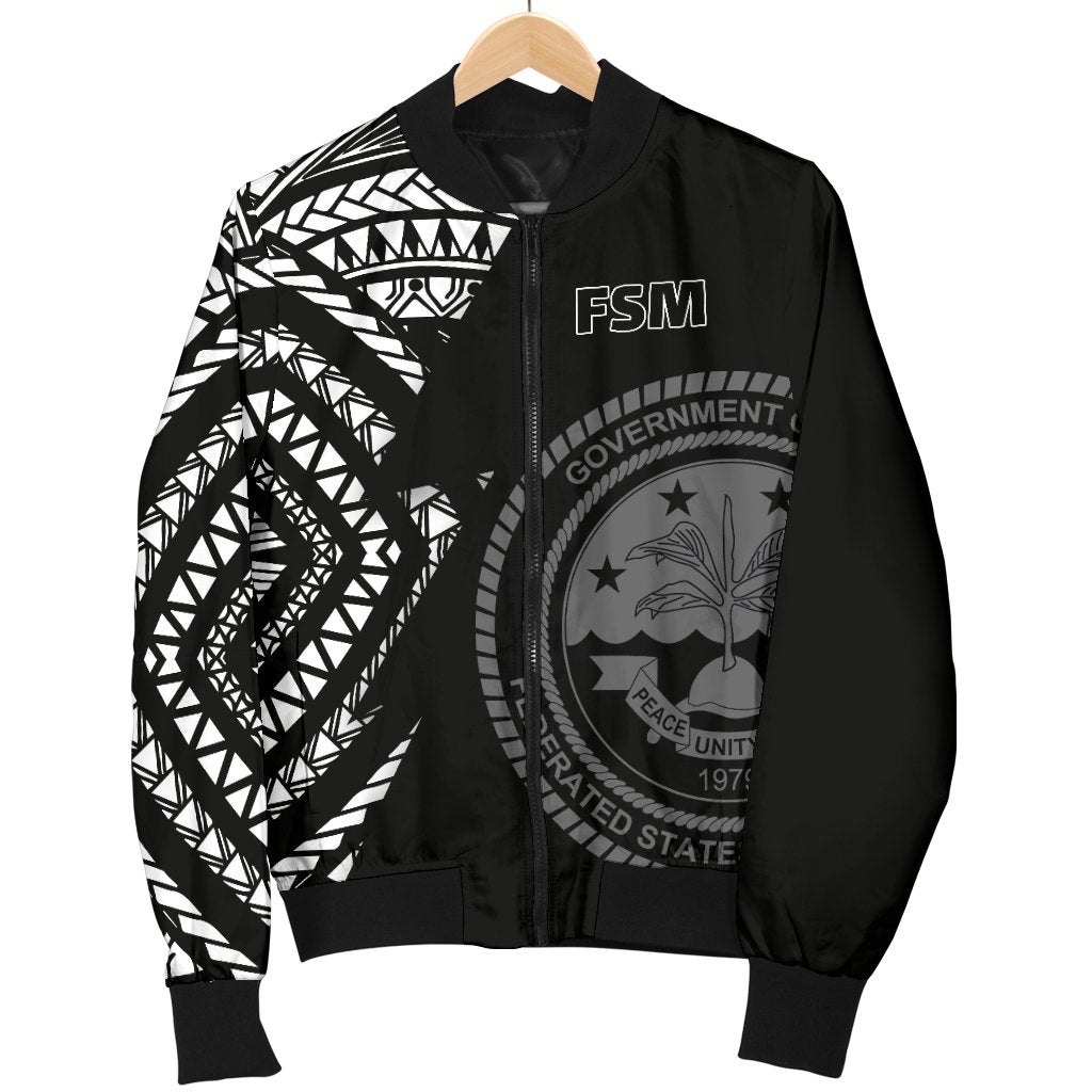 Federated States of Micronesia Pattern Men's Bomber Jacket - Polynesian Pride