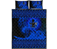 Cook Island Quilt Bed Sets Wave Blue - Polynesian Pride