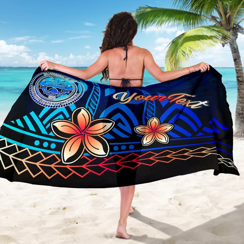 Federated States of Micronesia Sarong - Vintage Tribal Mountain - Polynesian Pride