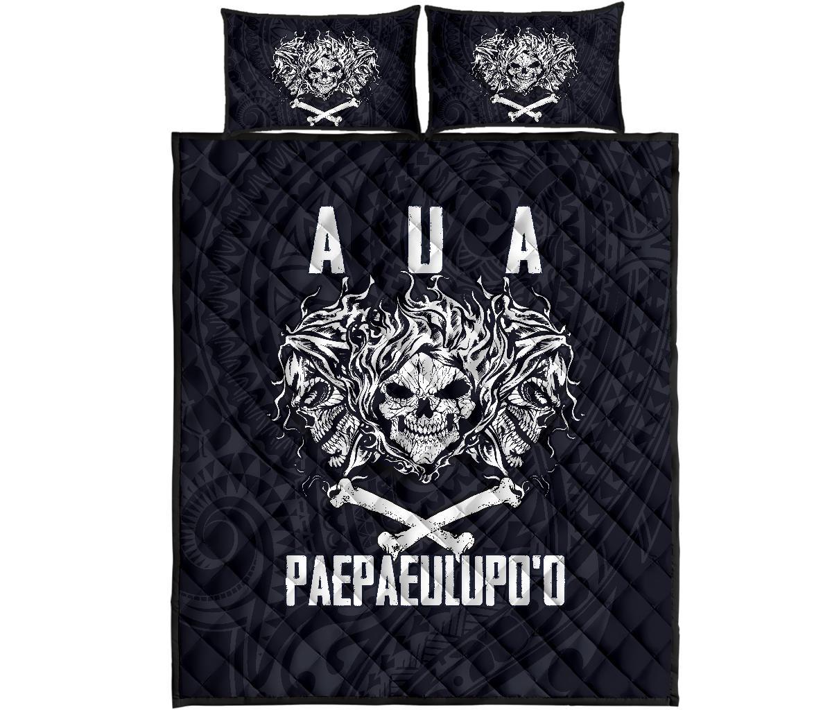 American Samoa Polynesian Quilt Bed Set - Aua Paepaeulupo'o - Polynesian Pride