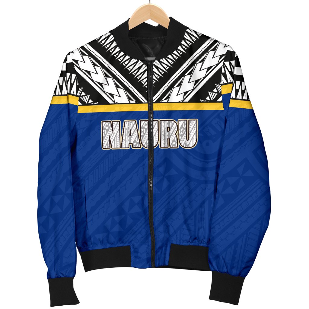 Nauru Women's Bomber Jacket - Polynesian Design - Polynesian Pride