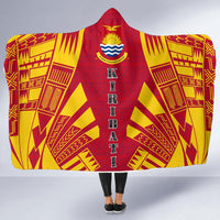 Kiribati Hooded Blanket - Polynesian Tattoo Flag - Polynesian Pride