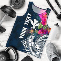 Polynesian Hawaii Custom Personalised Men's Tank Top - Summer Vibes Blue - Polynesian Pride