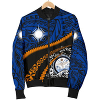 Marshall Islands Women Bomber Jacket - Road to Hometown - Polynesian Pride