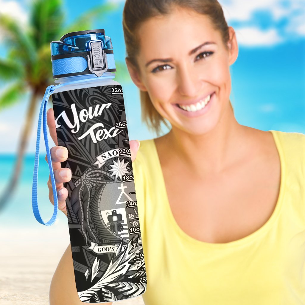 Nauru Hydro Custom Personalised Tracking Bottle - Wings Style - Polynesian Pride