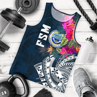 Federated States Of Micronesia Men's Tank Top - Summer Vibes Blue - Polynesian Pride