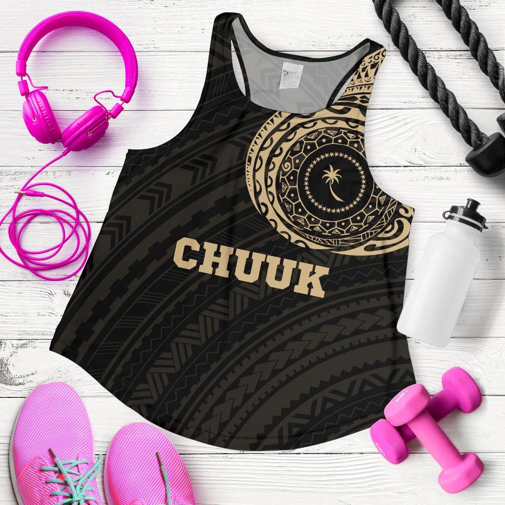 Chuuk Micronesia Tattoo Racerback Tank A7 - Polynesian Pride