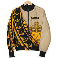 Samoa Men's Bomber Jacket - Polynesian Wild Style - Polynesian Pride