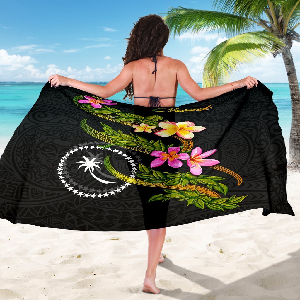 Chuuk Polynesian Sarong - Plumeria Tribal - Polynesian Pride
