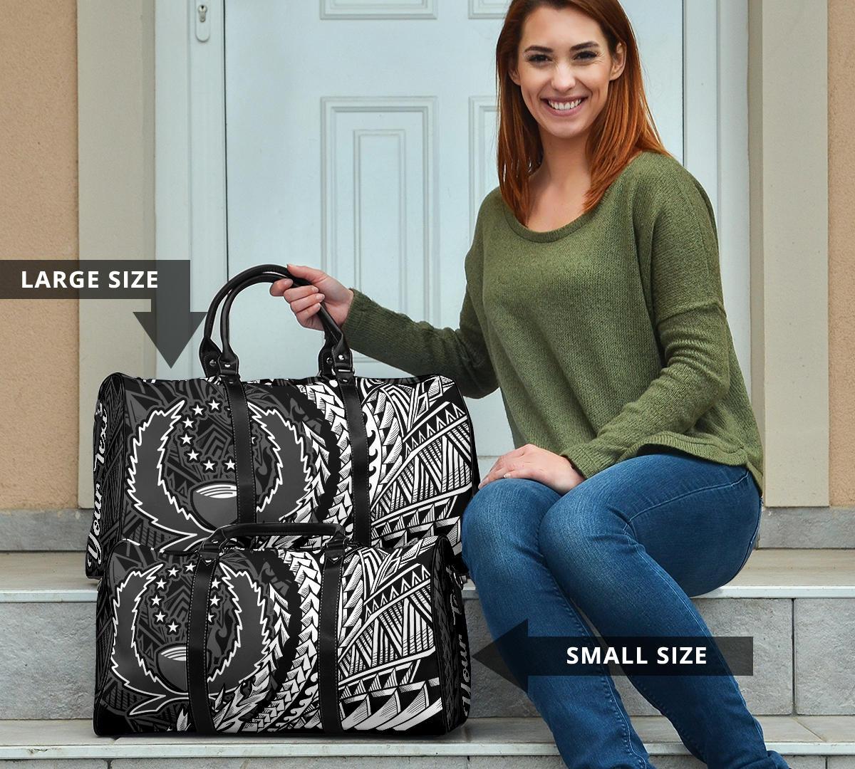 Pohnpei State Travel Bag - Custom Personalised Wings Style - Polynesian Pride