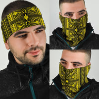 Polynesian Tribal Tatau Yellow Unisex Bandana - Polynesian Pride
