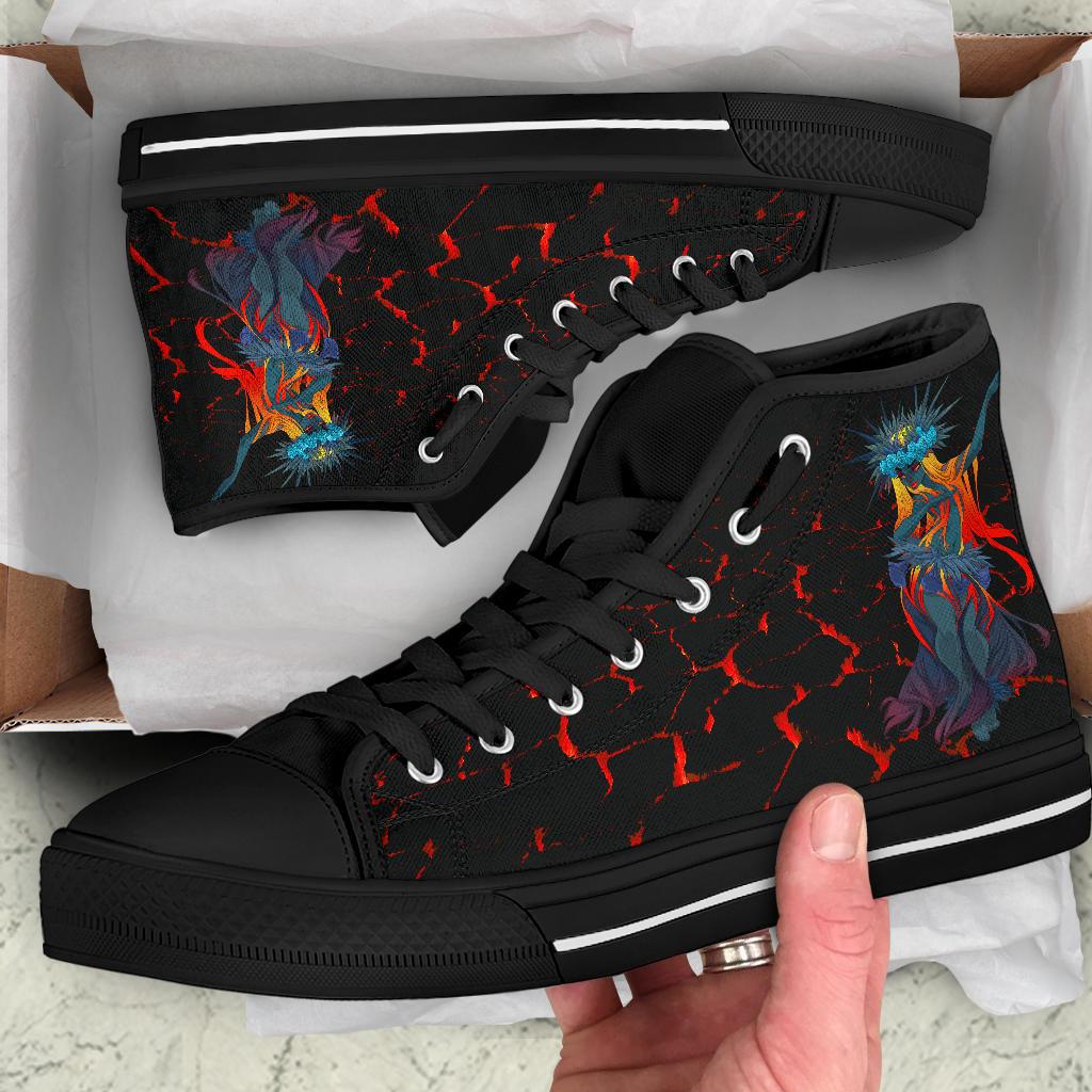 Hawaii Pele Mauna Kea High Top Shoe V.2 - Lava Style - Polynesian Pride